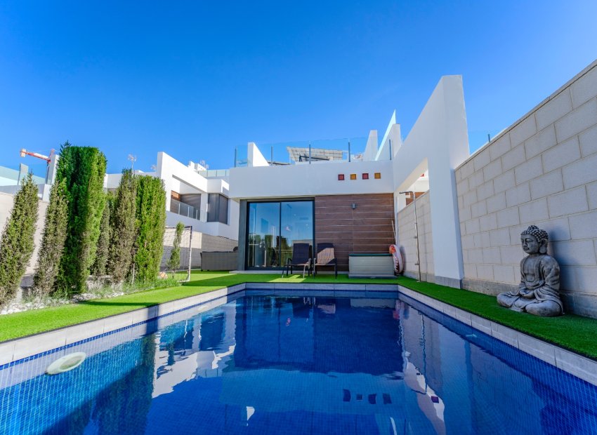 Modern luxury villa with private pool and sun deck for sale in Benijófar