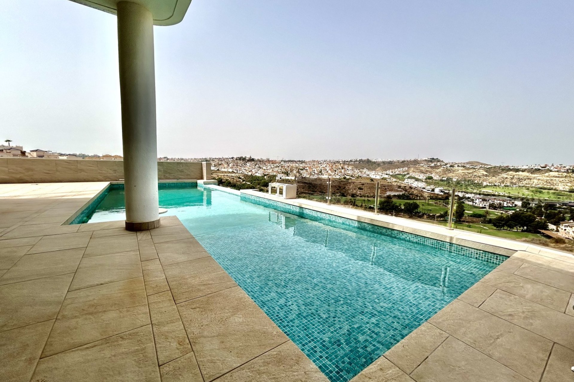 Modern luxury villa with views of the golf course and mountains in Ciudad Quesada