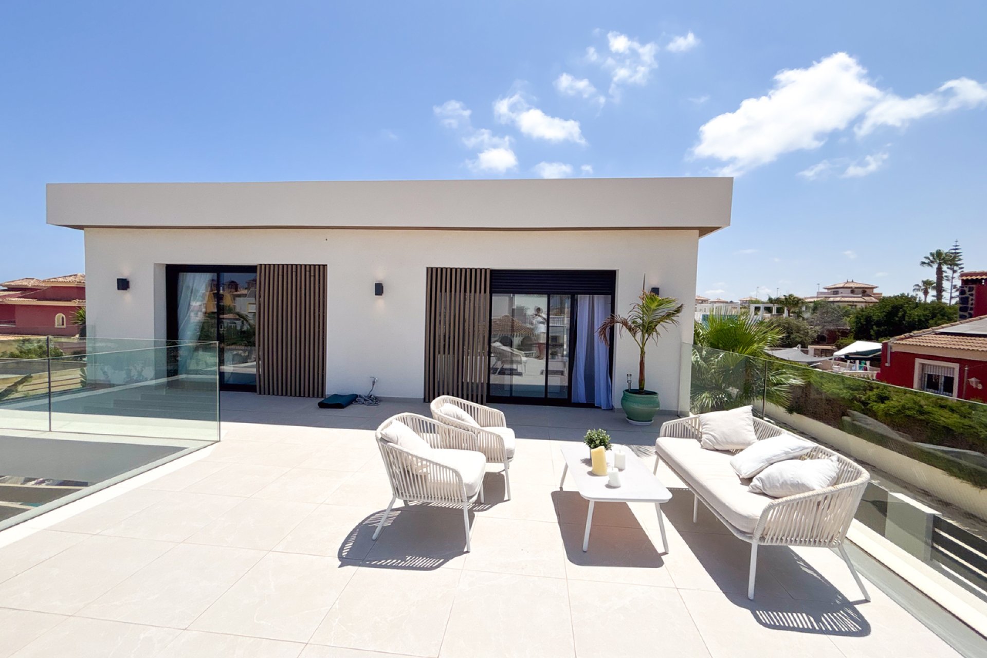 Modern villa with private pool in Cabo Roig, close to the sea