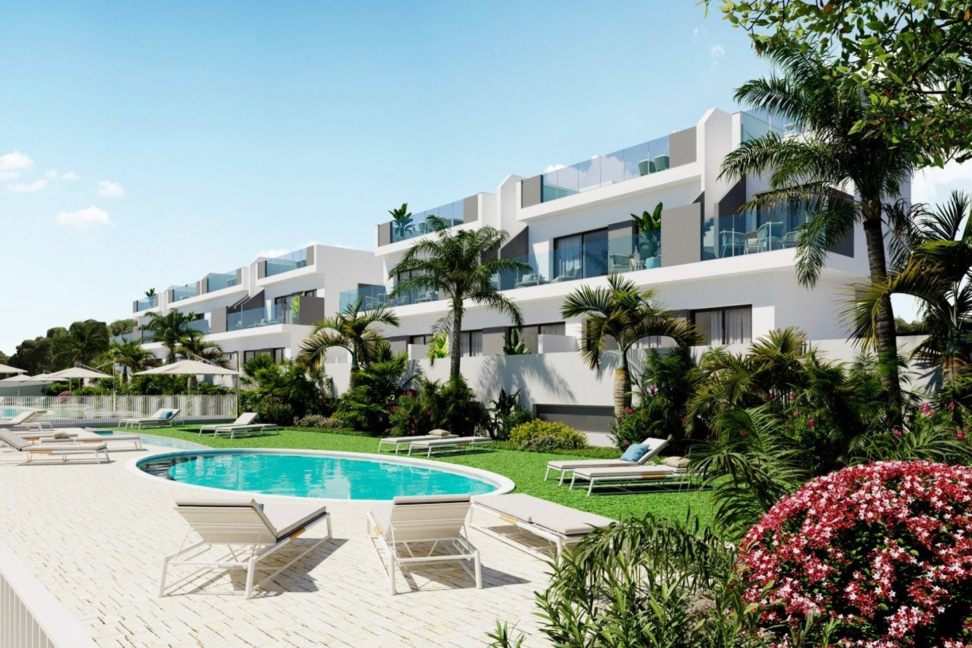 Moderne Nieuwbouw Bungalows in Los Balcones, Torrevieja