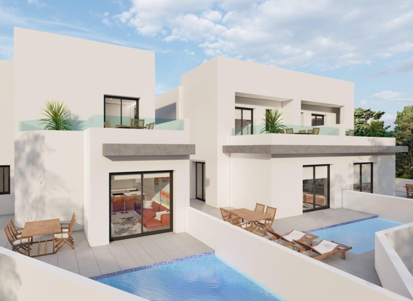 Moderne villa met 3 slaapkamers, solarium en uitzicht in Daya Nueva, Costa Blanca
