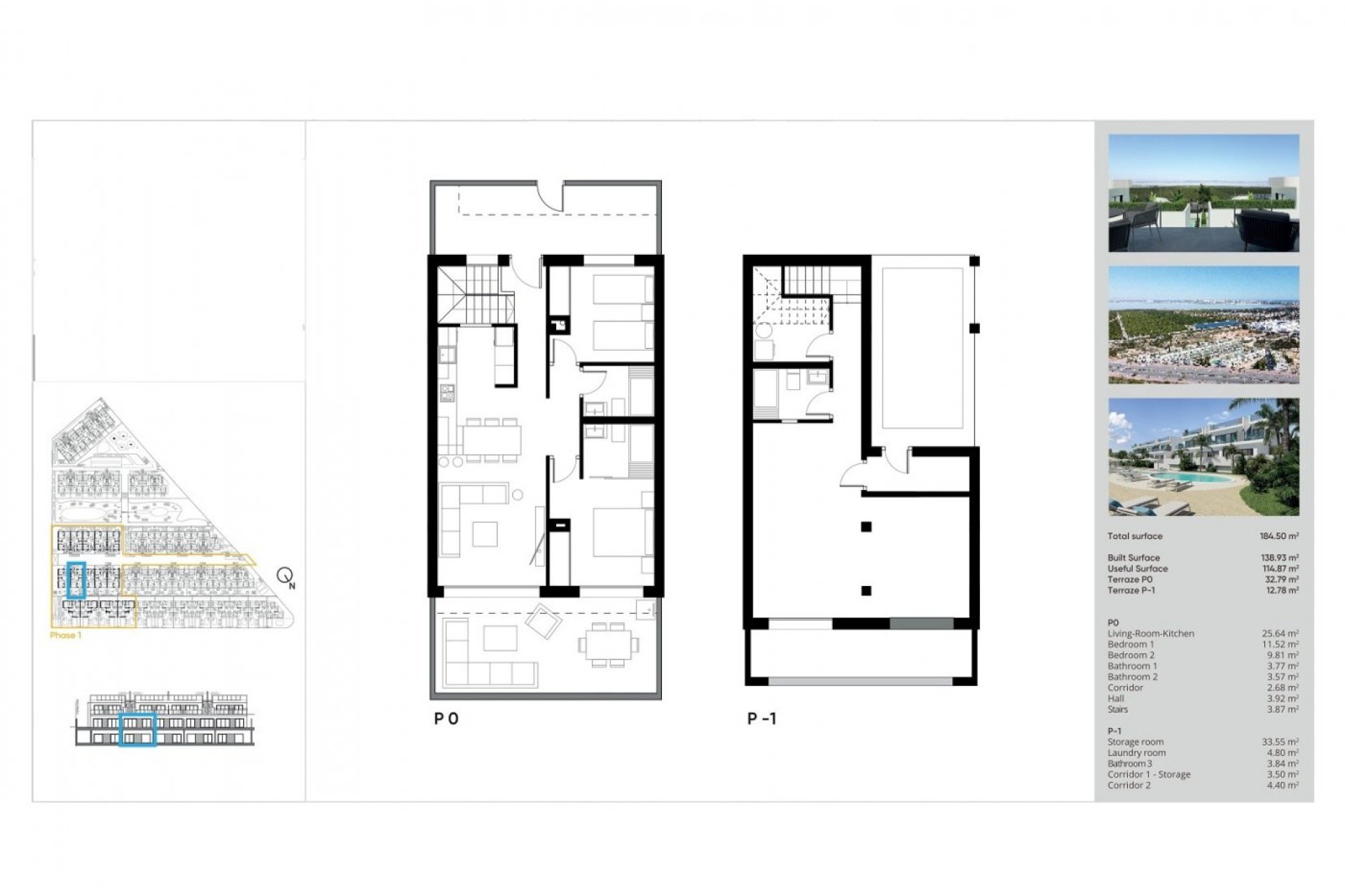 Modernos Bungalows de Nueva Construcción en Los Balcones, Torrevieja