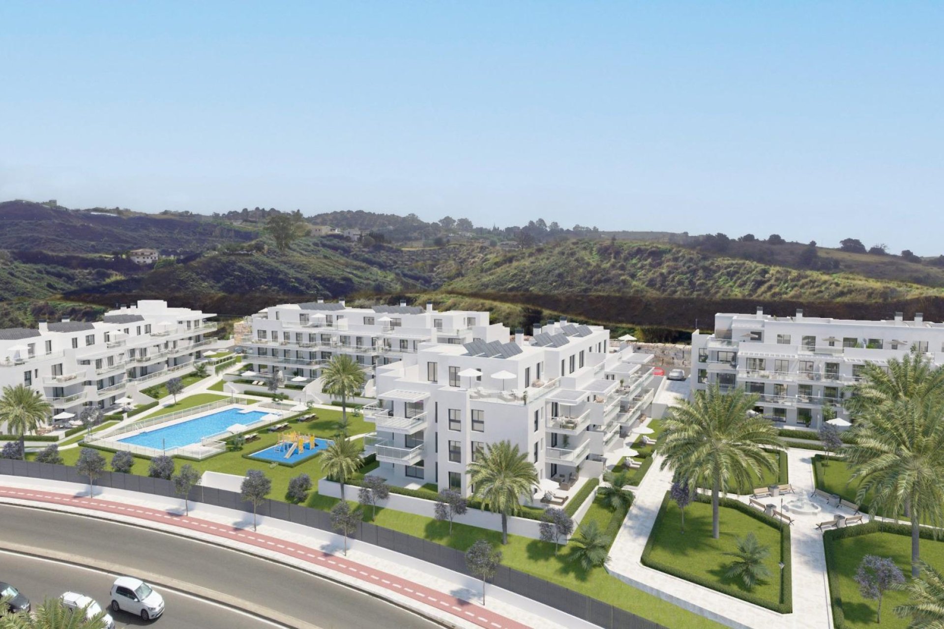 New Build - Apartment -
Las Lagunas de Mijas
