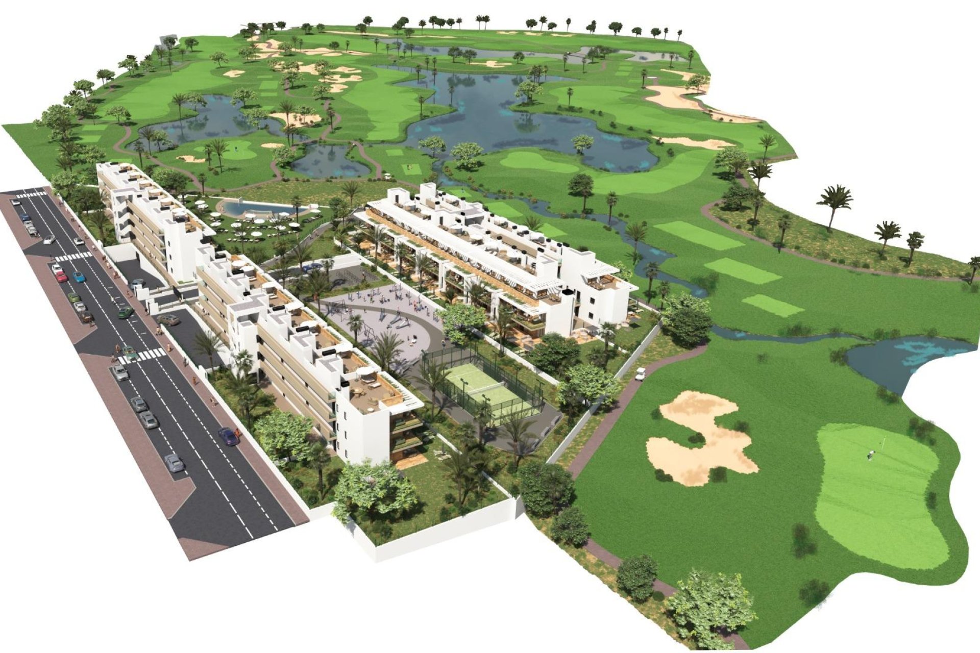 New Build Apartments La Serena Golf, Los Alcázares