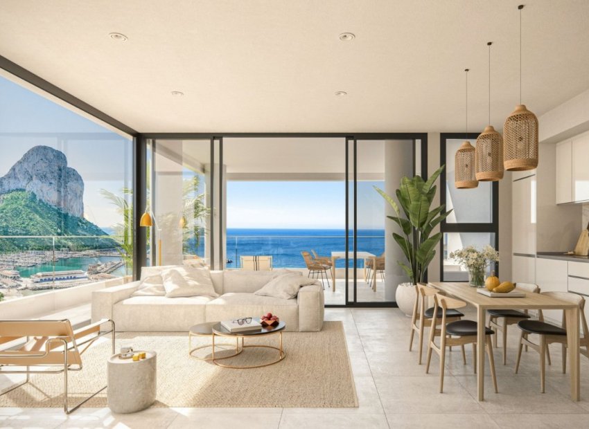 New Build Apartments with Sea Views in Calpe