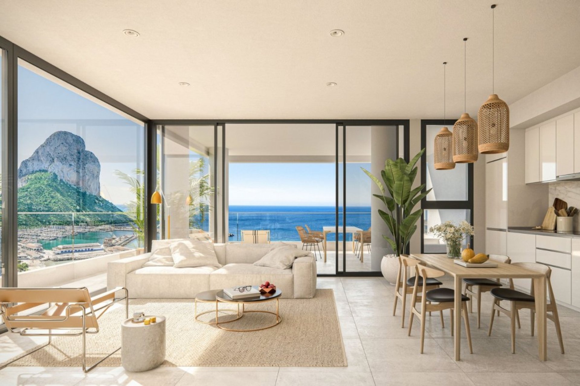 New Build Apartments with Sea Views in Calpe