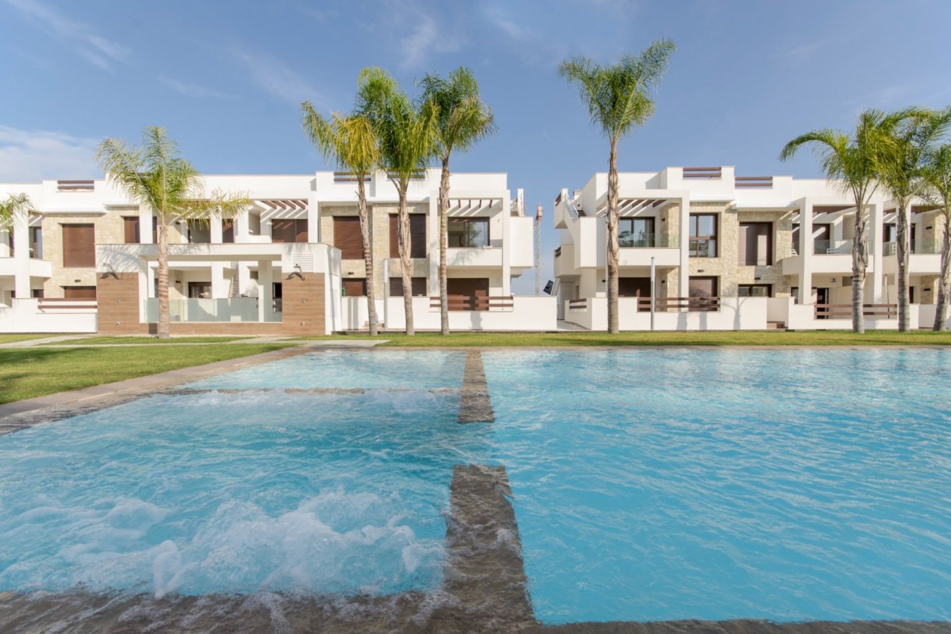 New-build bungalow apartments in Los Balcones, Torrevieja