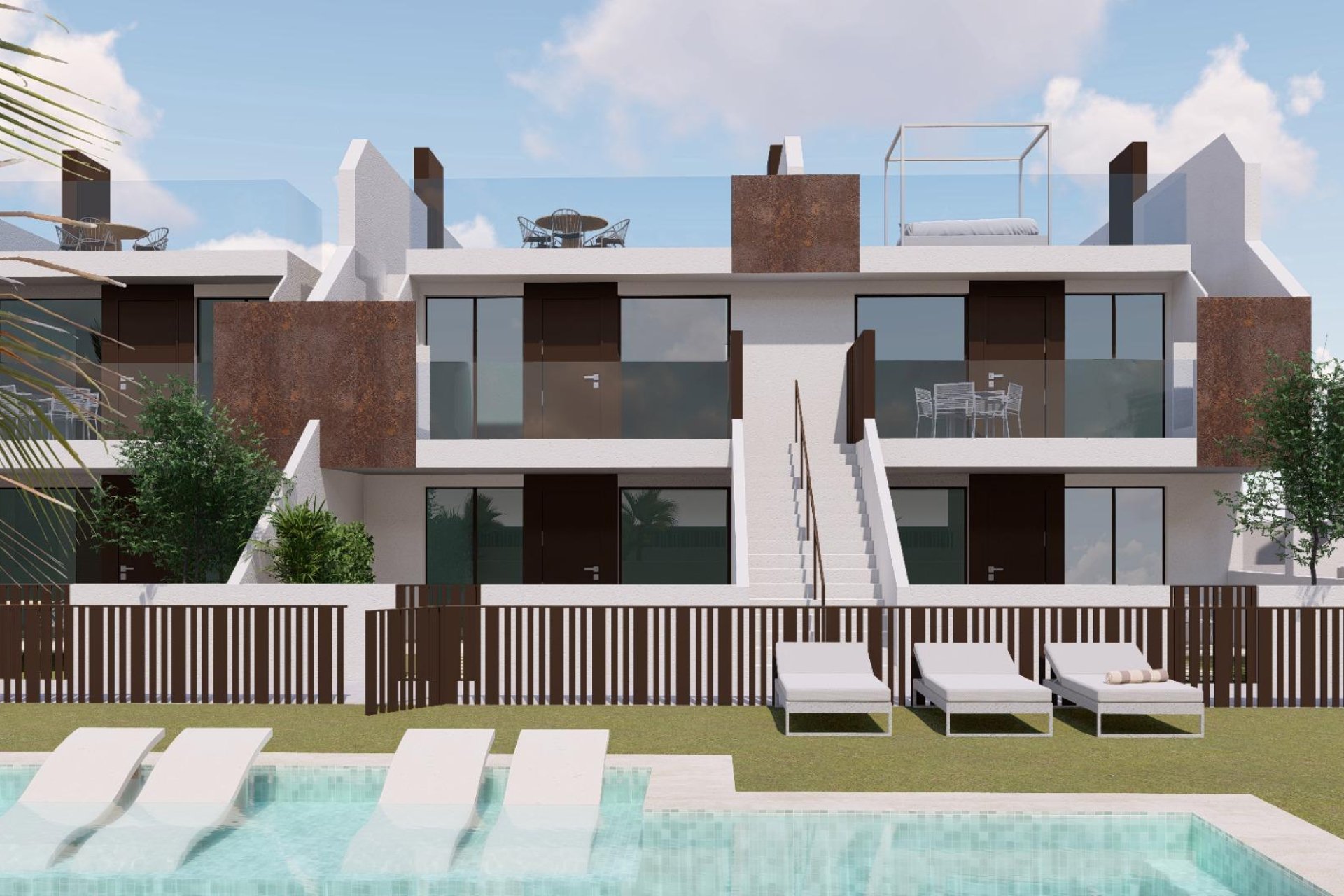 New Build Bungalow Apartments in Pilar de la Horadada