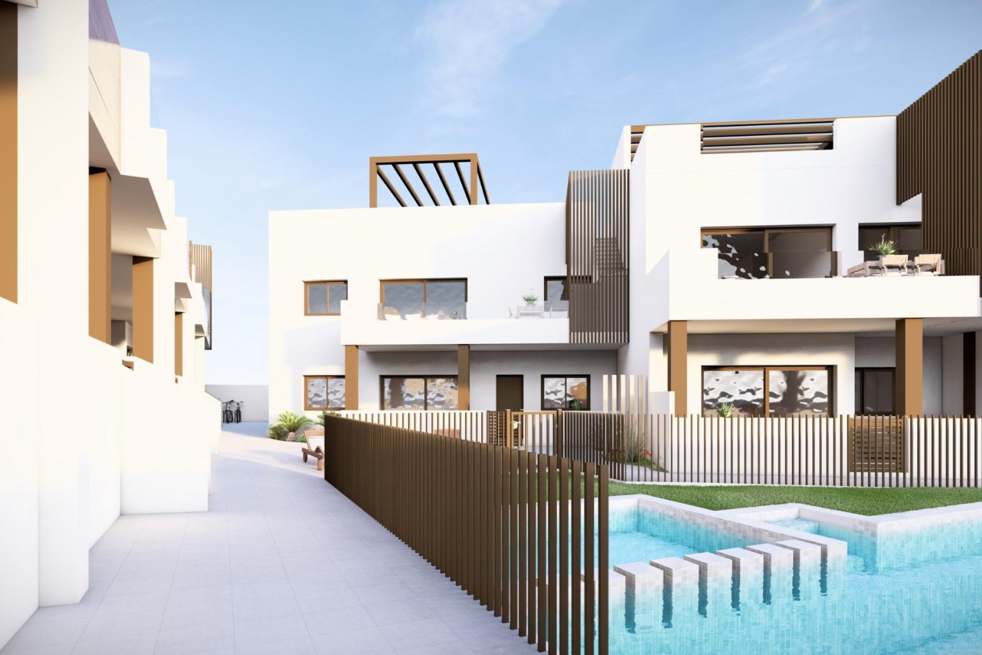 New Build Bungalow Apartments in Pilar de la Horadada