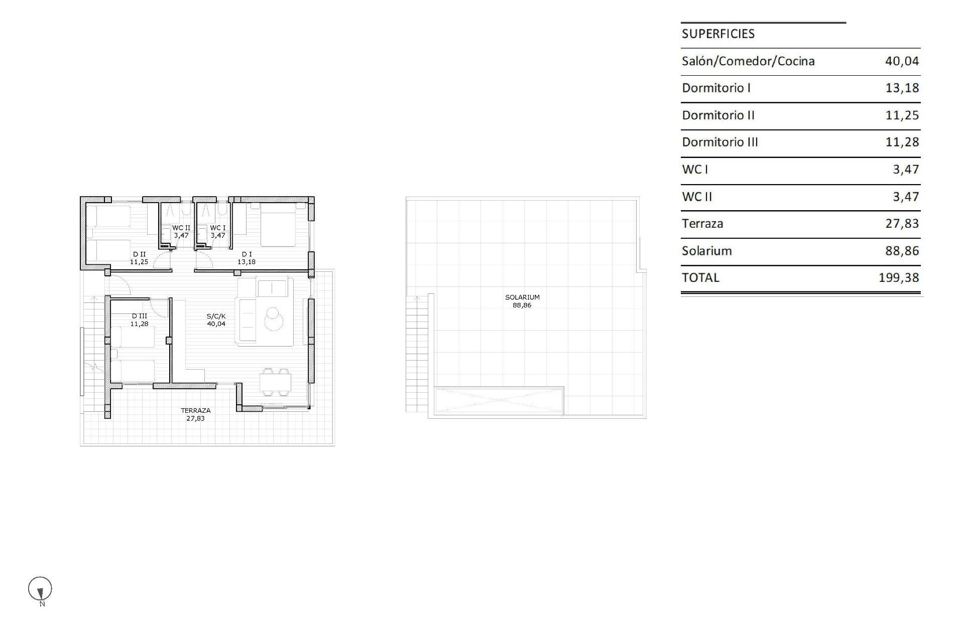 New Build Bungalow Apartments in San Miguel de Salinas