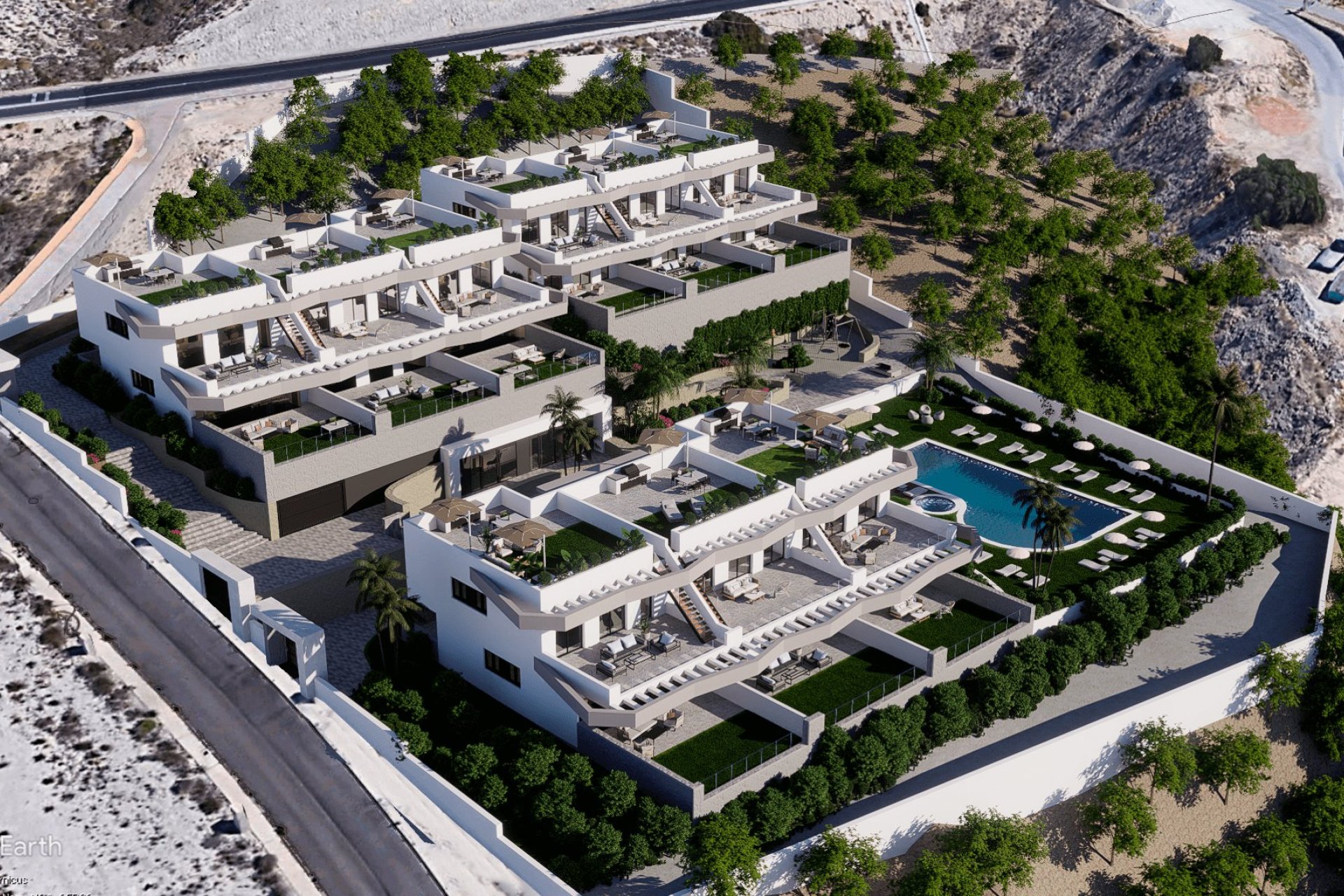 New Build - Bungalow - Garden -
Finestrat