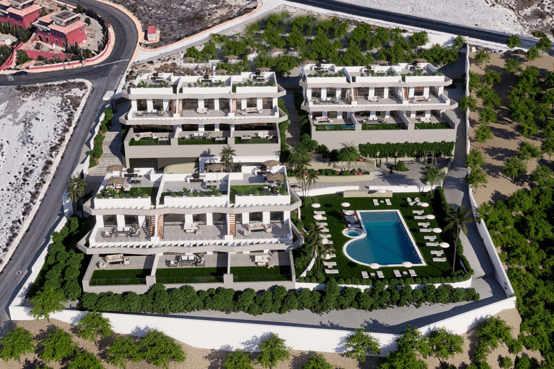 New Build - Bungalow - Garden -
Finestrat