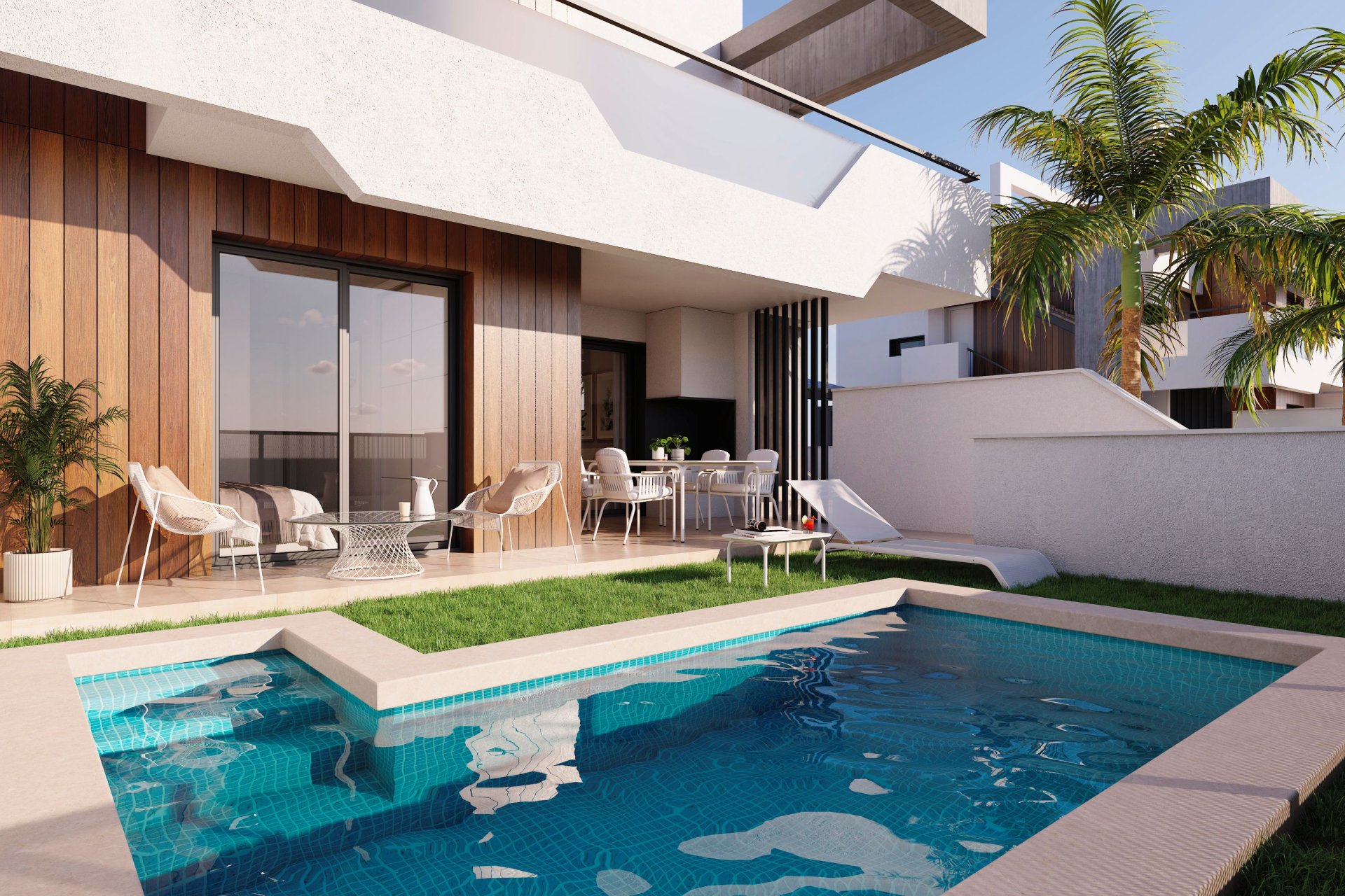 New Build - Bungalow - Solarium -
Mazarrón