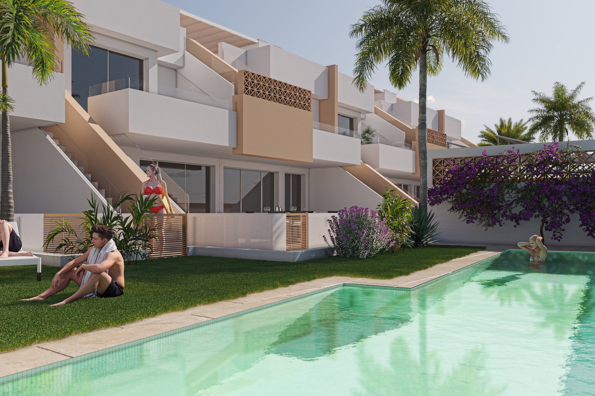 New Build - Bungalow - Solarium -
Pilar de la Horadada