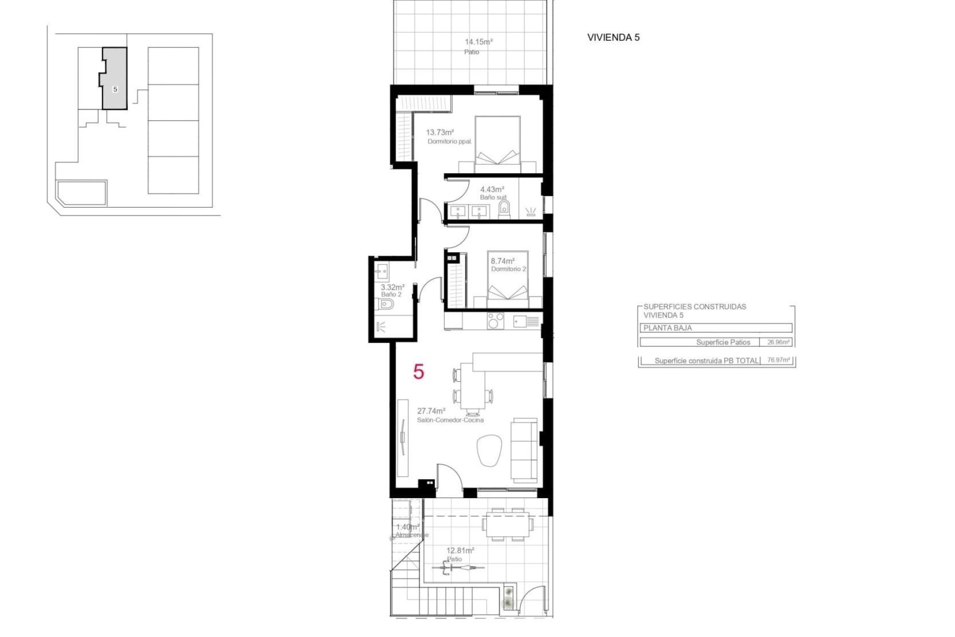 New Build Bungalows in Pilar de la Horadada