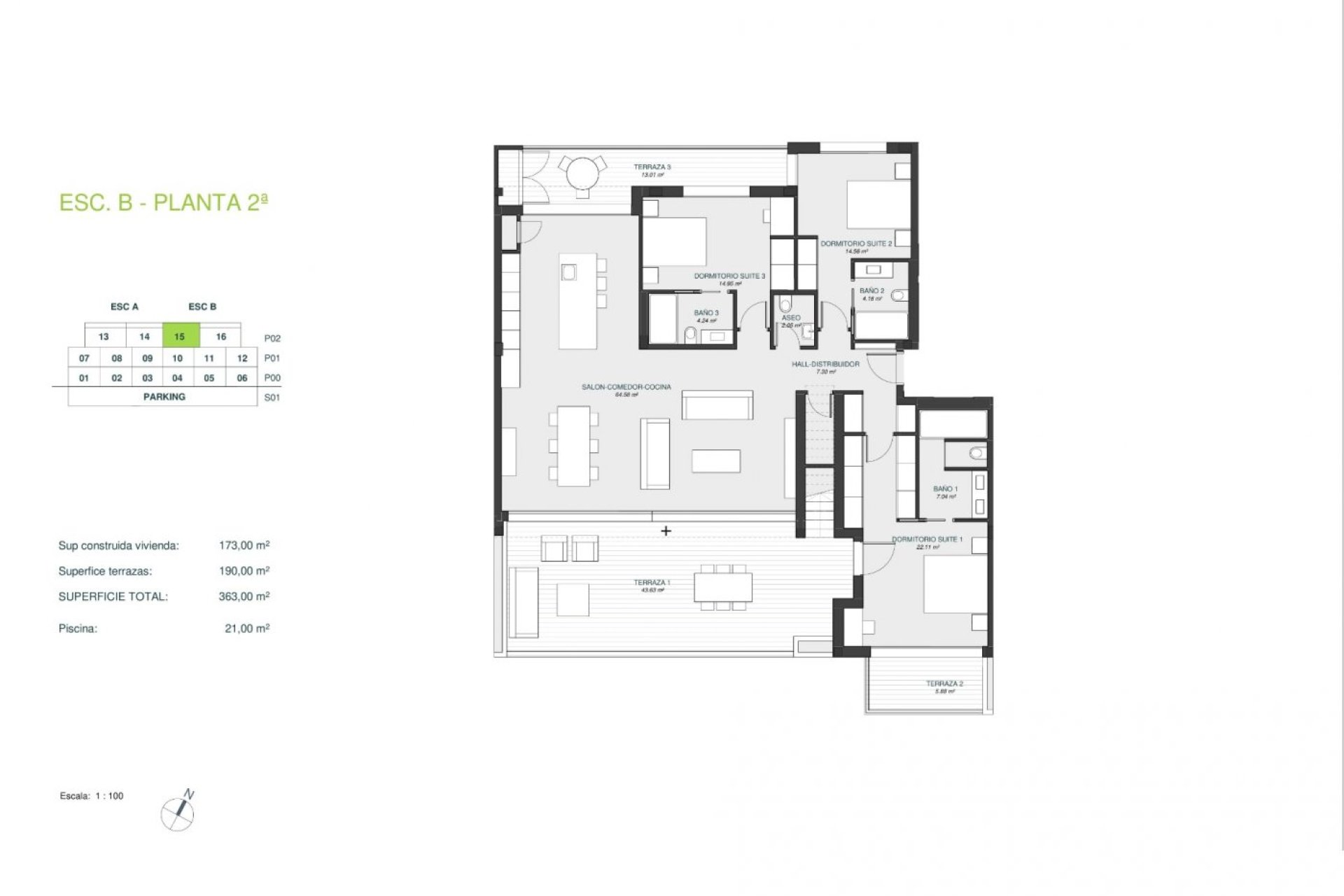 New Build - Penthouse Penthouse -
Orihuela - Las Colinas Golf