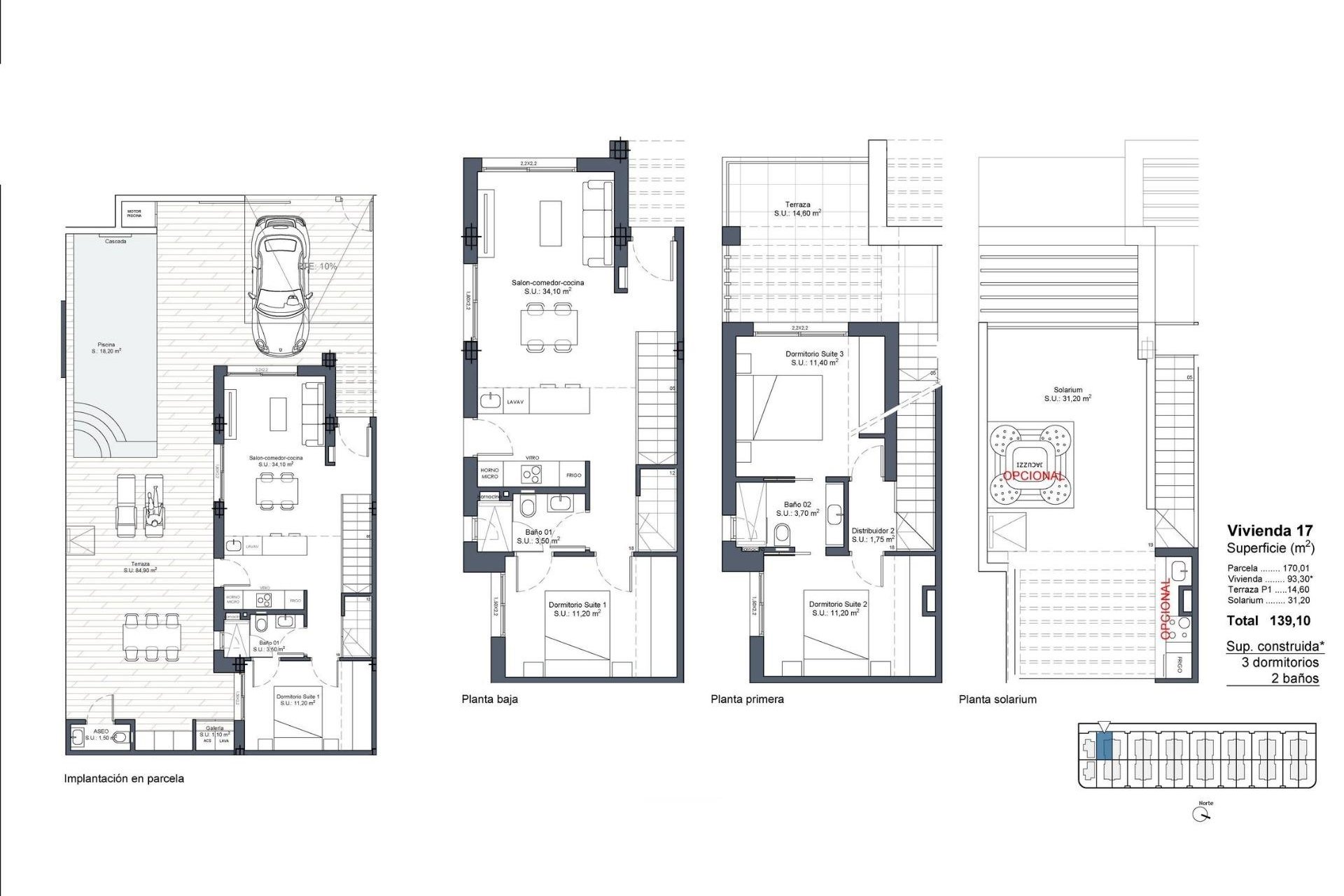 New Build Quads in Ciudad Quesada, Rojales