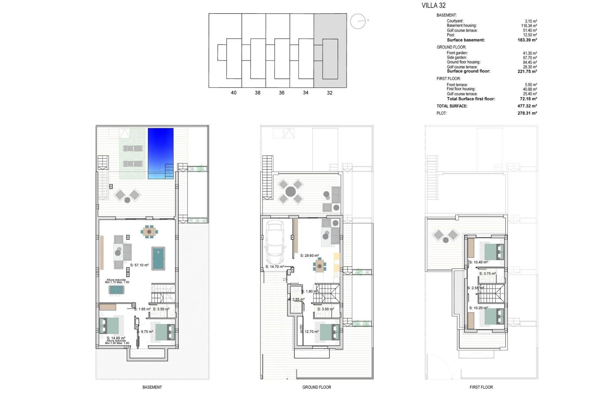 New Build Semi-Detached Villas in Los Alcázares