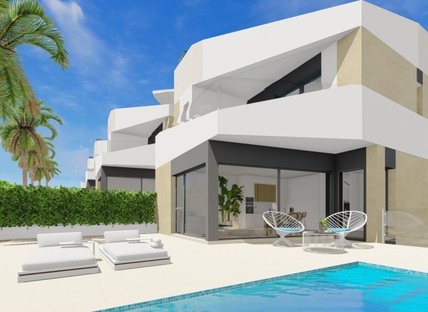 New build semi-detached villas in Orihuela Costa