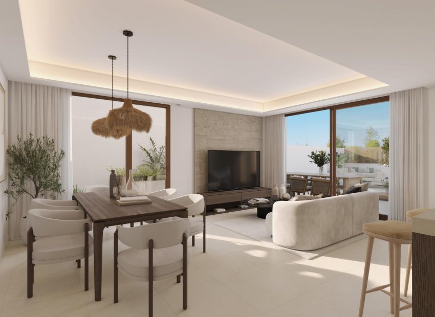 New build semi-detached villas in Roldán