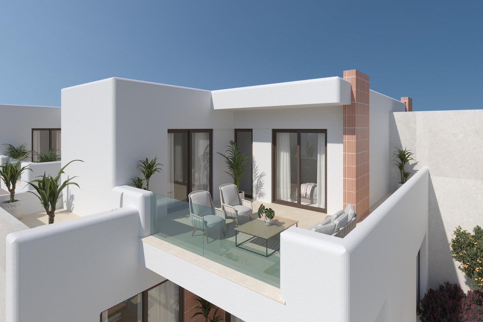 New build semi-detached villas in Roldán