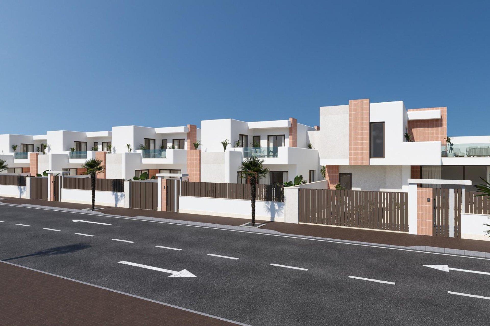 New build semi-detached villas in Roldán