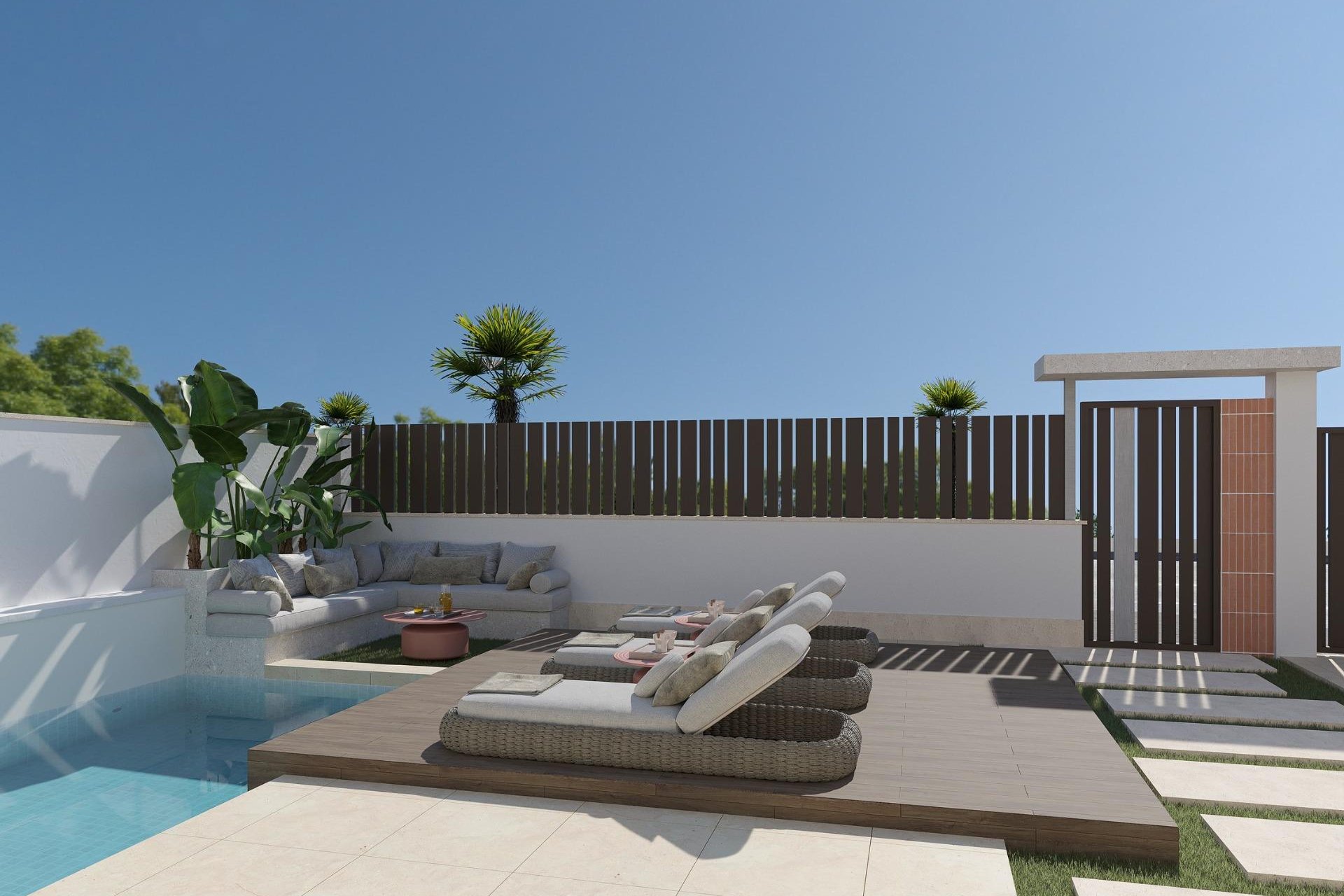 New build semi-detached villas in Roldán