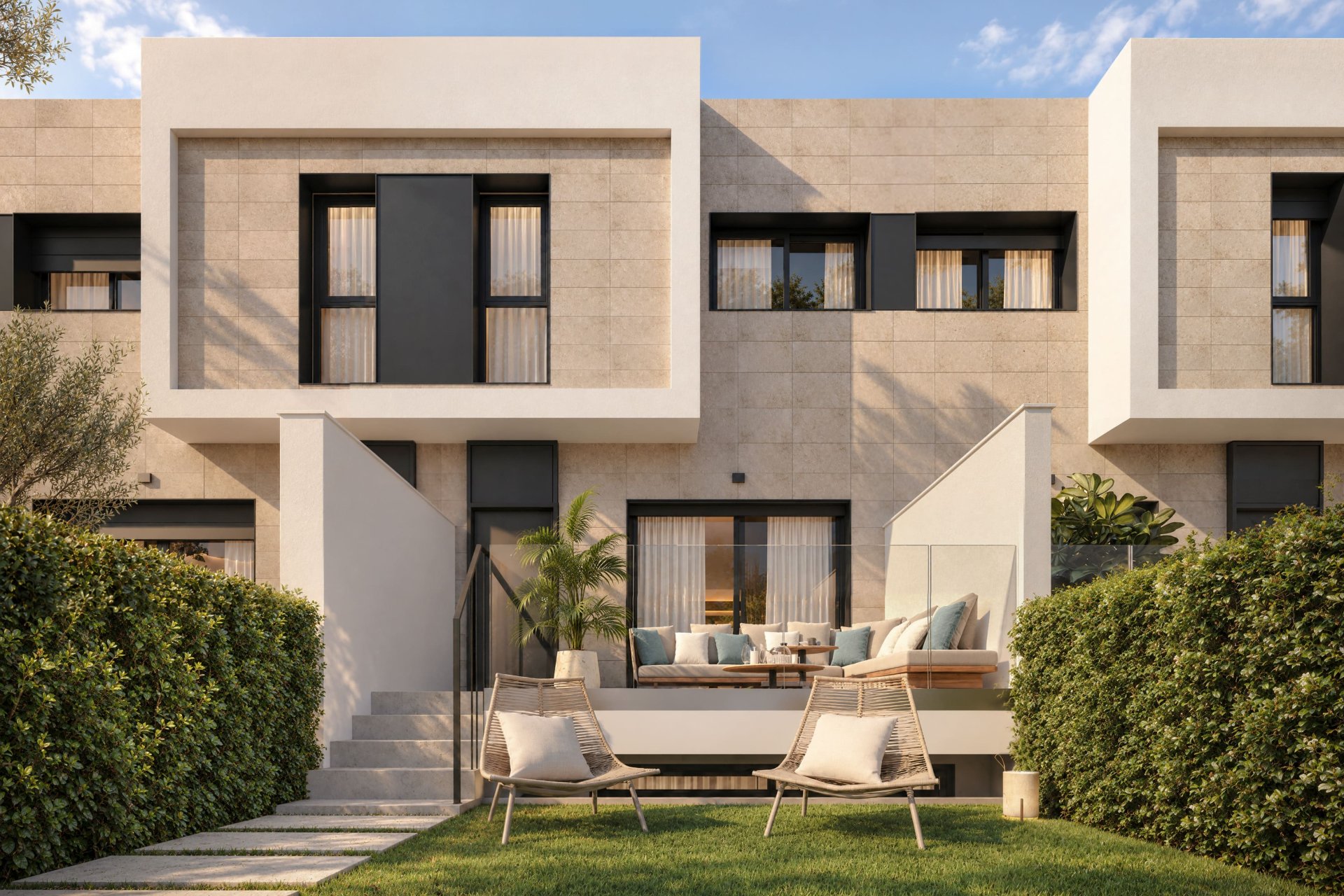 New Build - Terraced house -
Muchamiel - Mutxamel