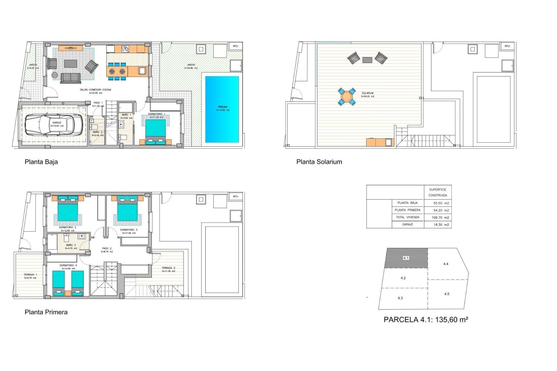 New Build - Town House -
Los Belones - Centro