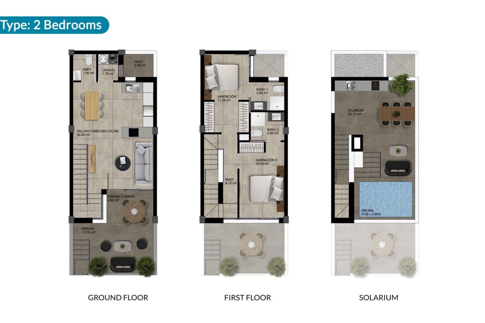 New Build - Townhouse -
Dolores - Sector 2