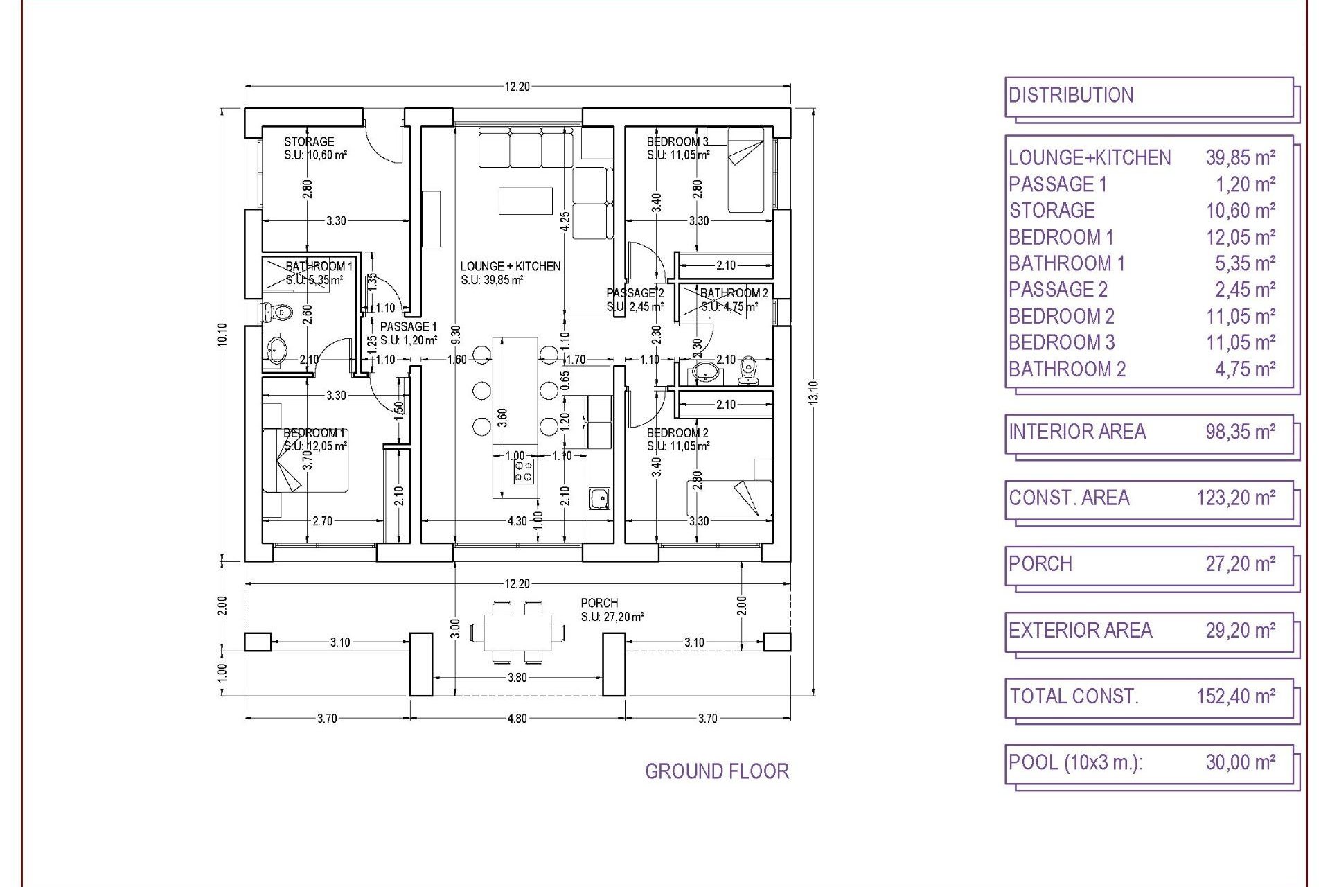 New Build - Villa -
Pinoso - Campo