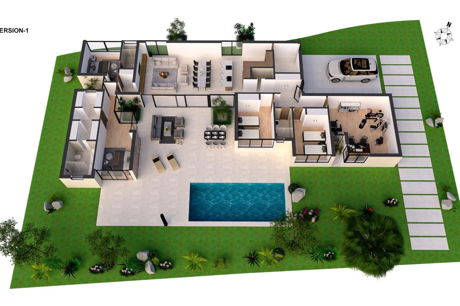 New Build Villas in Altaona Golf Resort, Murcia