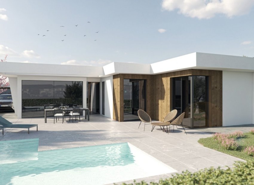 New build villas in Altaona Golf Resort, Murcia