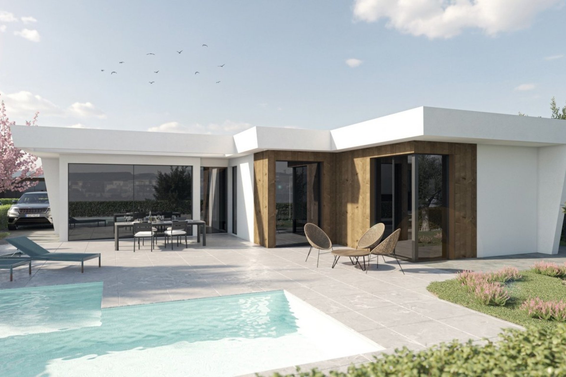 New build villas in Altaona Golf Resort, Murcia