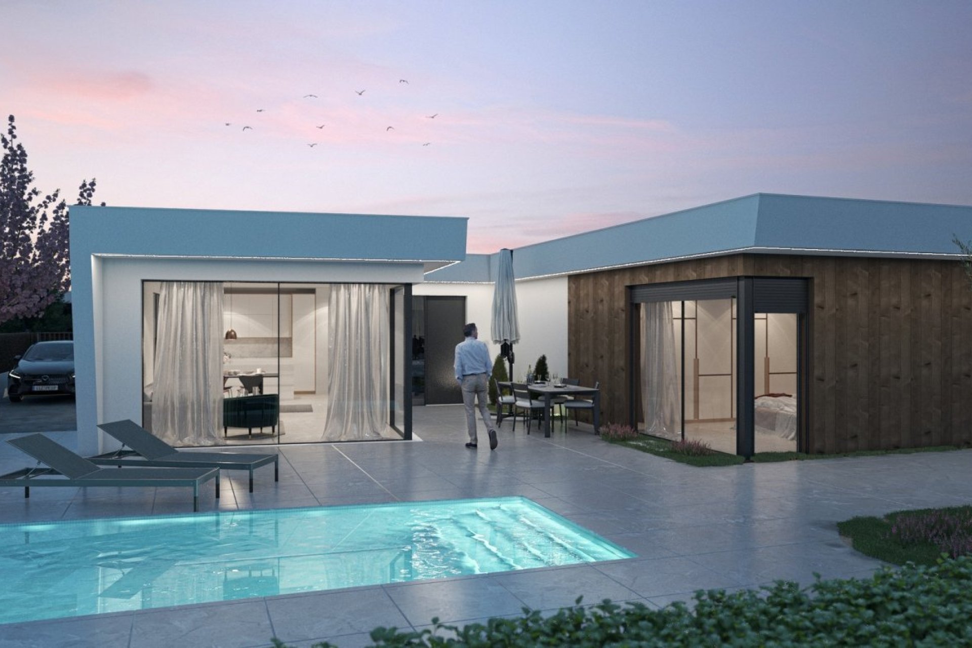 New build villas in Altaona Golf Resort, Murcia