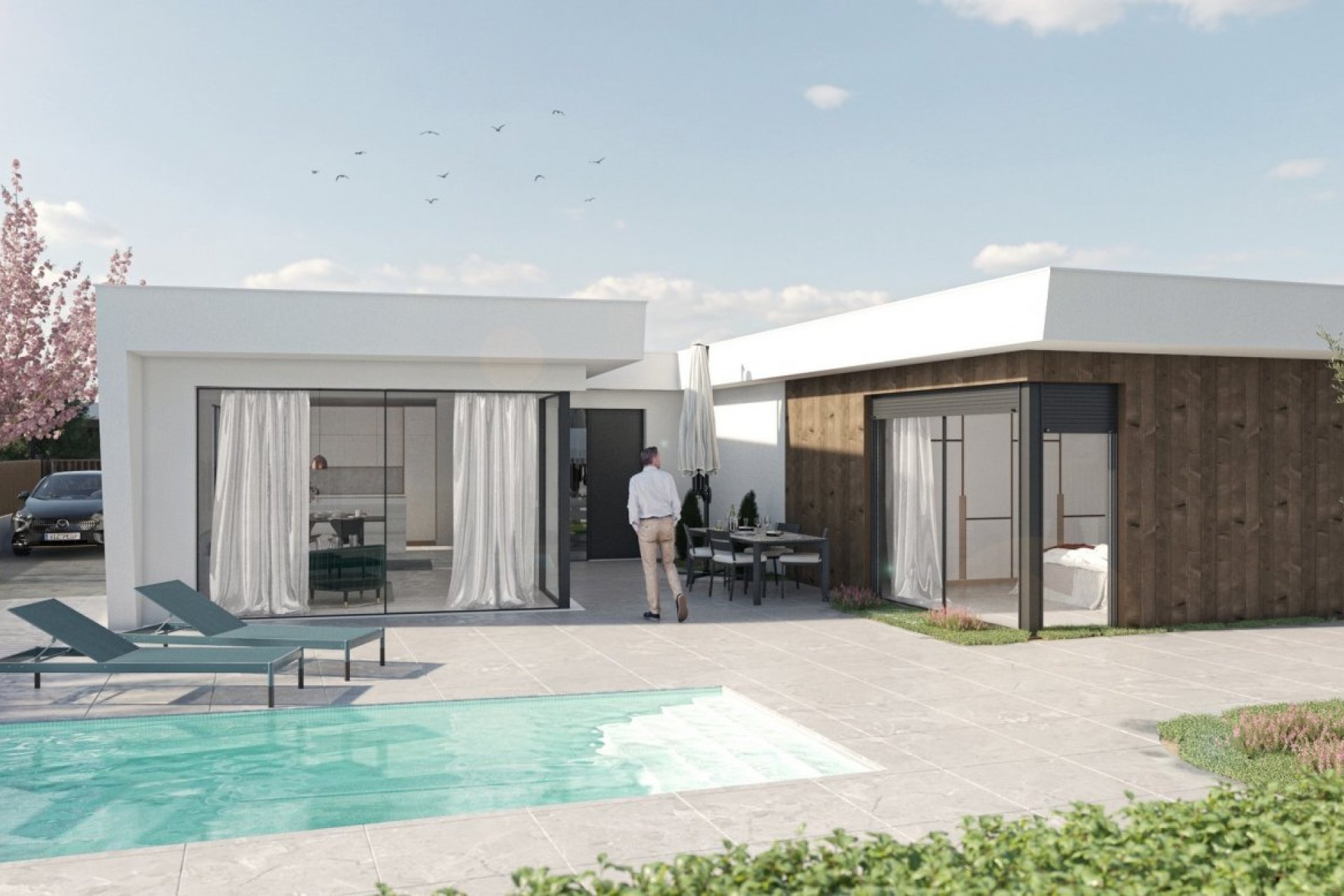 New build villas in Altaona Golf Resort, Murcia