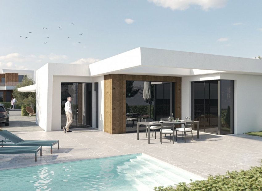 New build villas in Altaona Golf Resort, Murcia