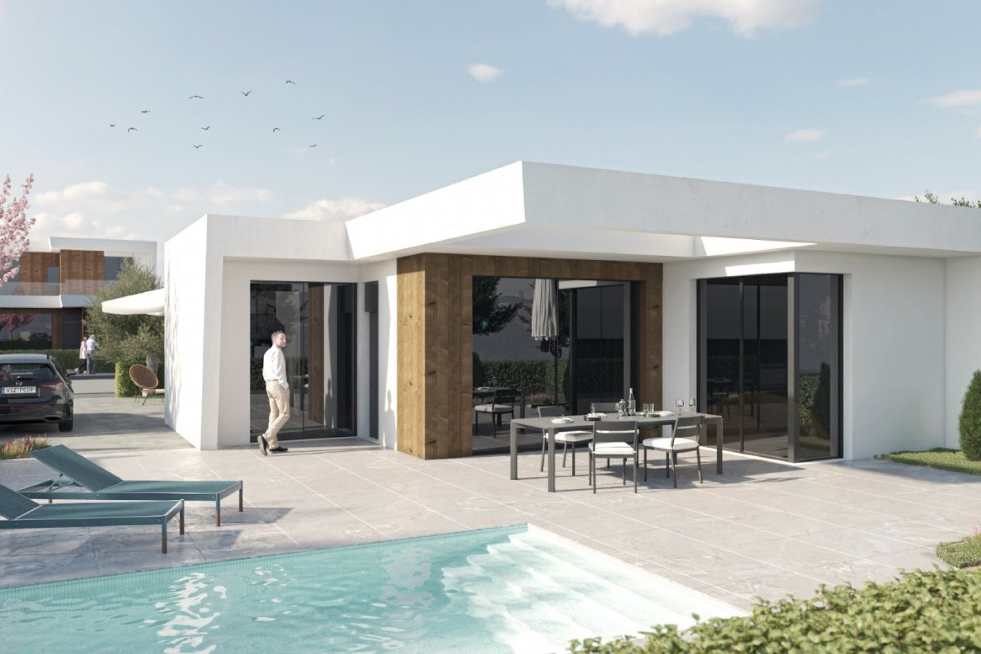 New build villas in Altaona Golf Resort, Murcia