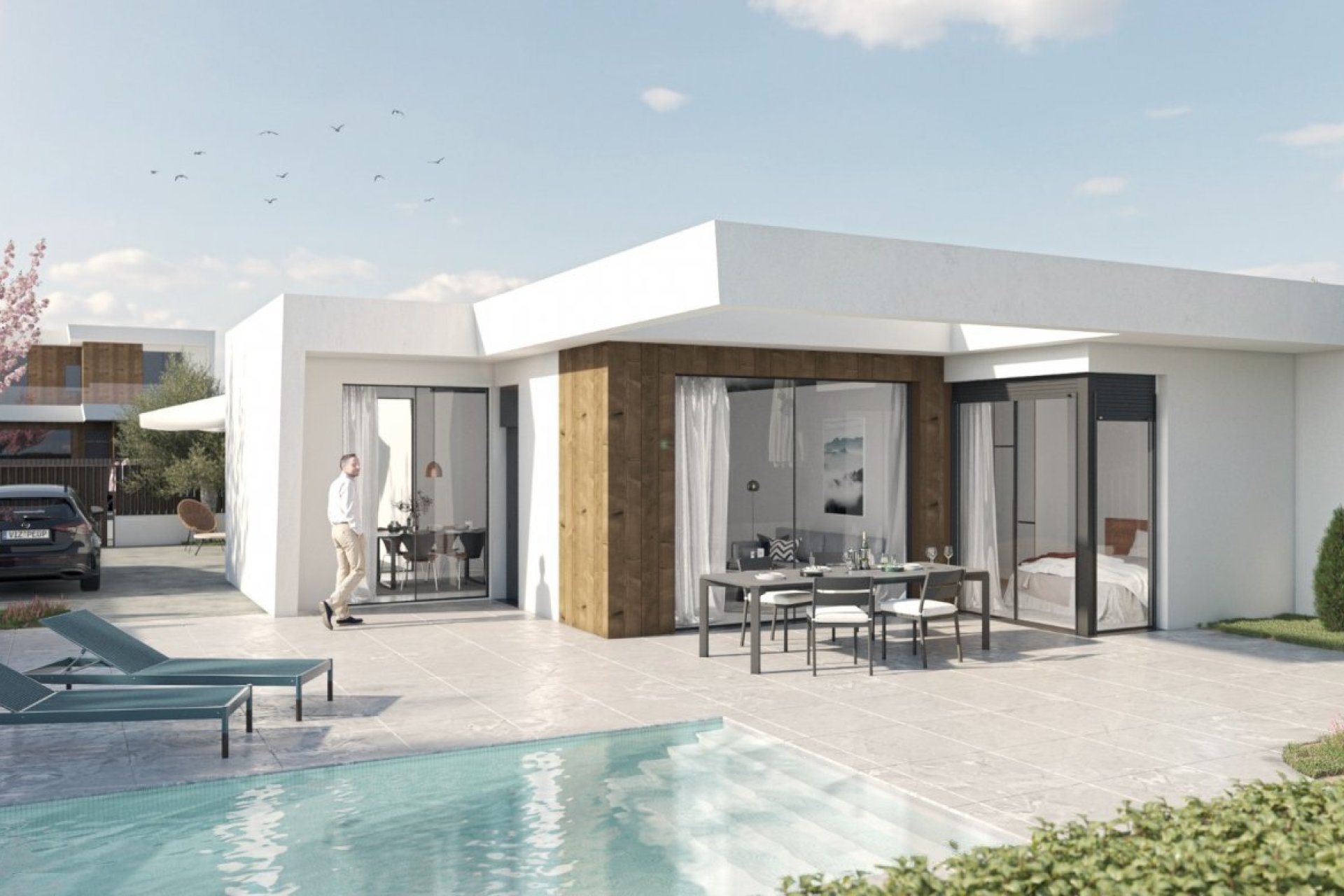 New build villas in Altaona Golf Resort, Murcia