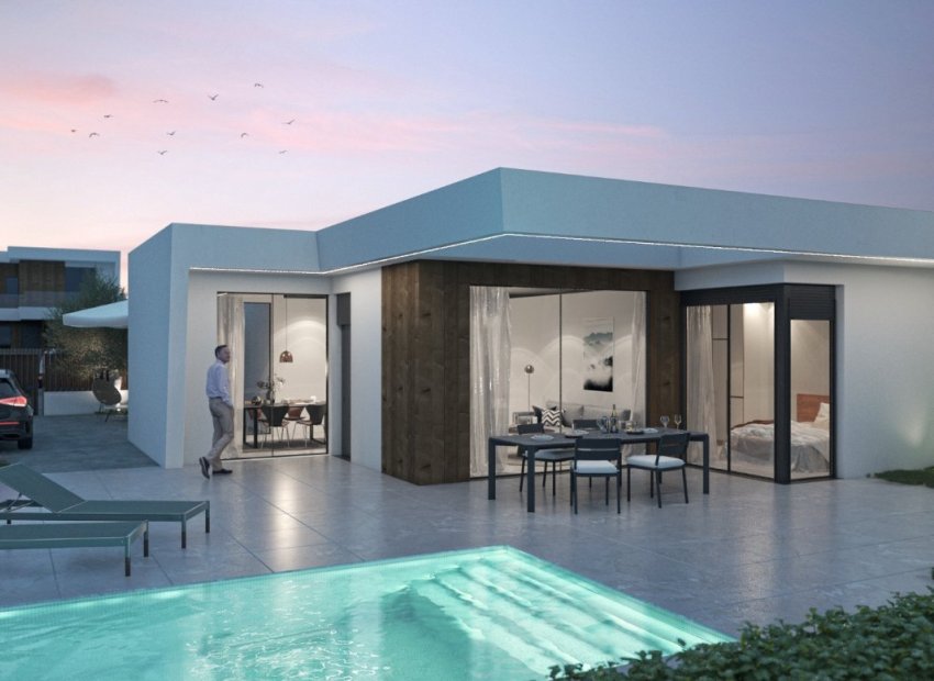 New build villas in Altaona Golf Resort, Murcia