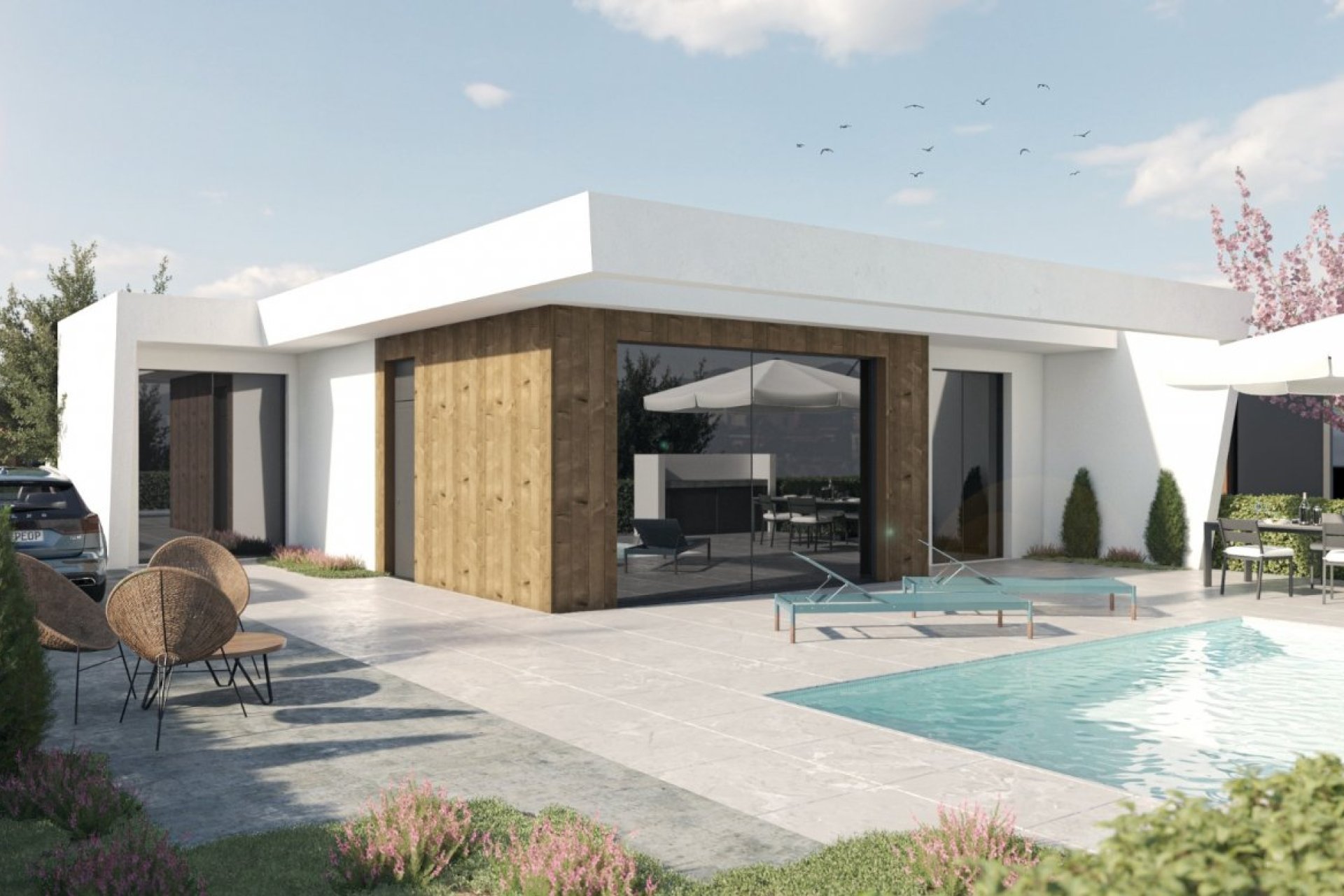 New build villas in Altaona Golf Resort, Murcia