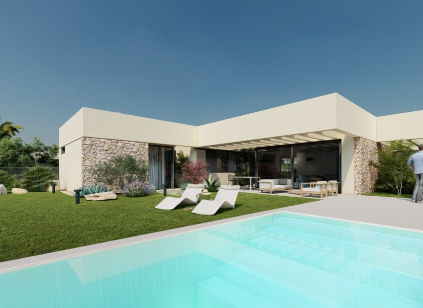 New build villas in Altaona Golf Resort, Murcia