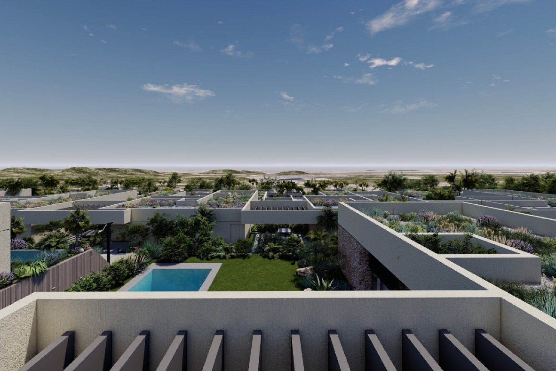 New build villas in Altaona Golf Resort, Murcia