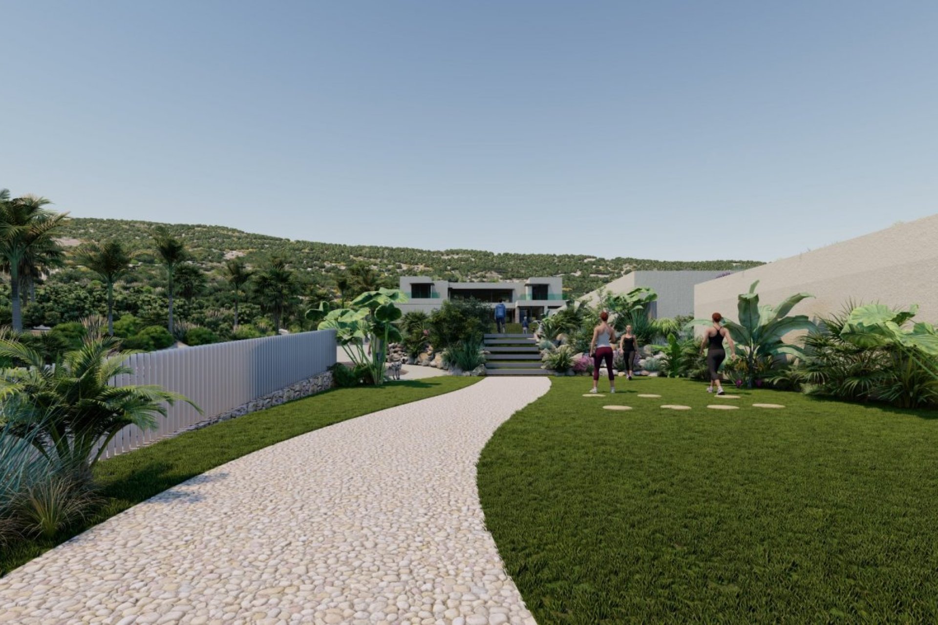 New build villas in Altaona Golf Resort, Murcia