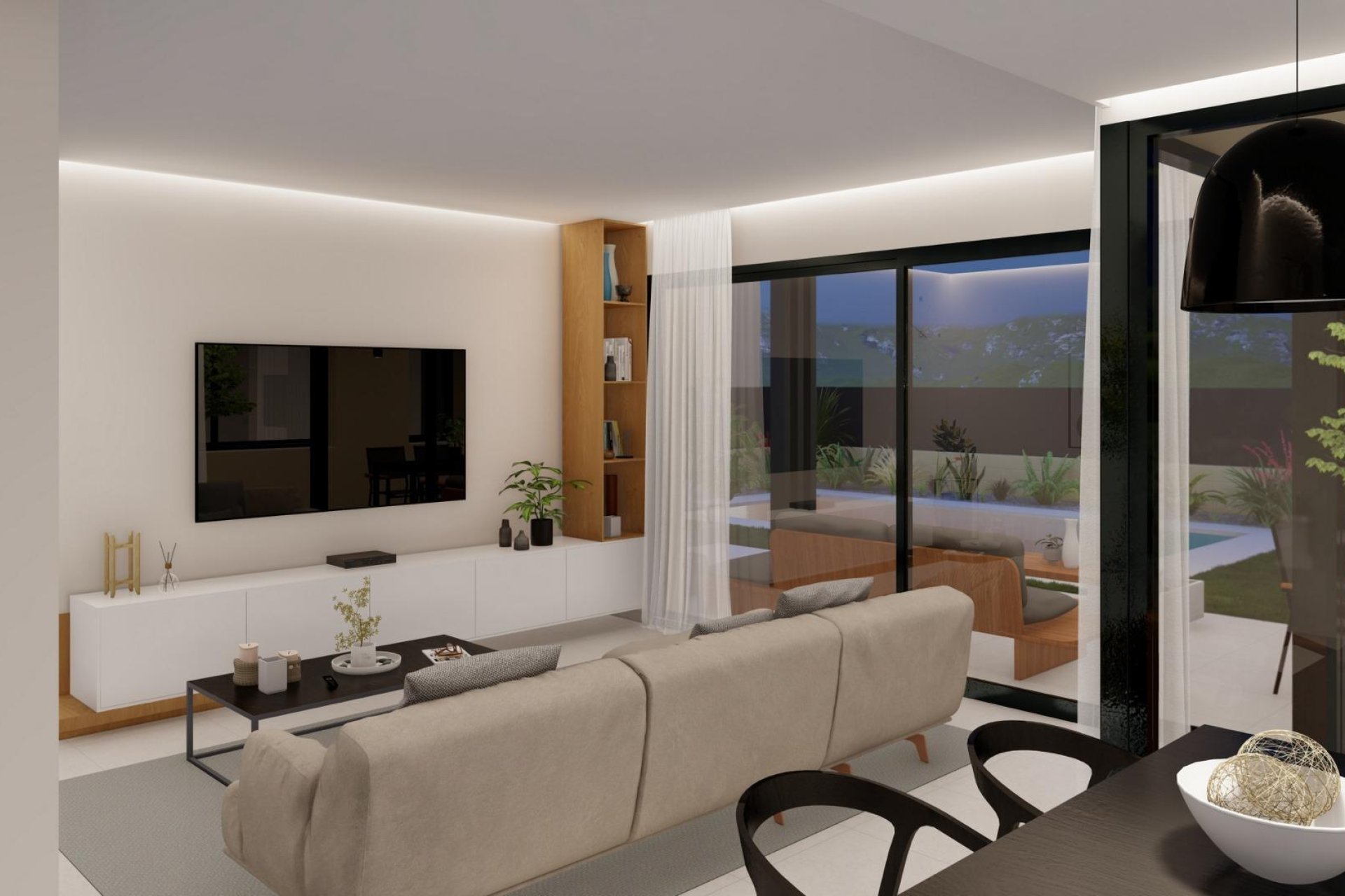 New build villas in Altaona Golf Resort, Murcia