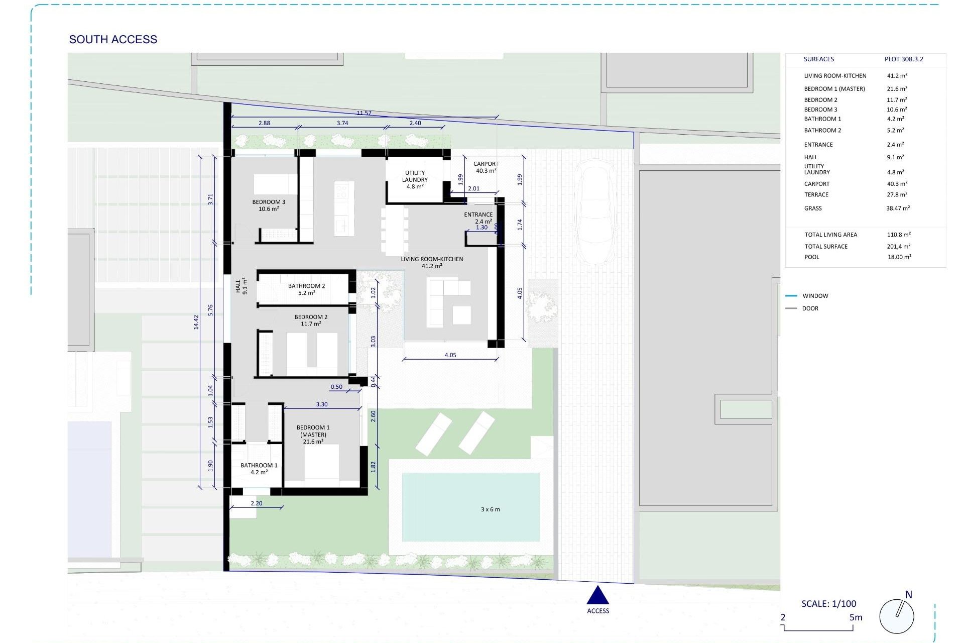 New build villas in Altaona Golf Resort, Murcia