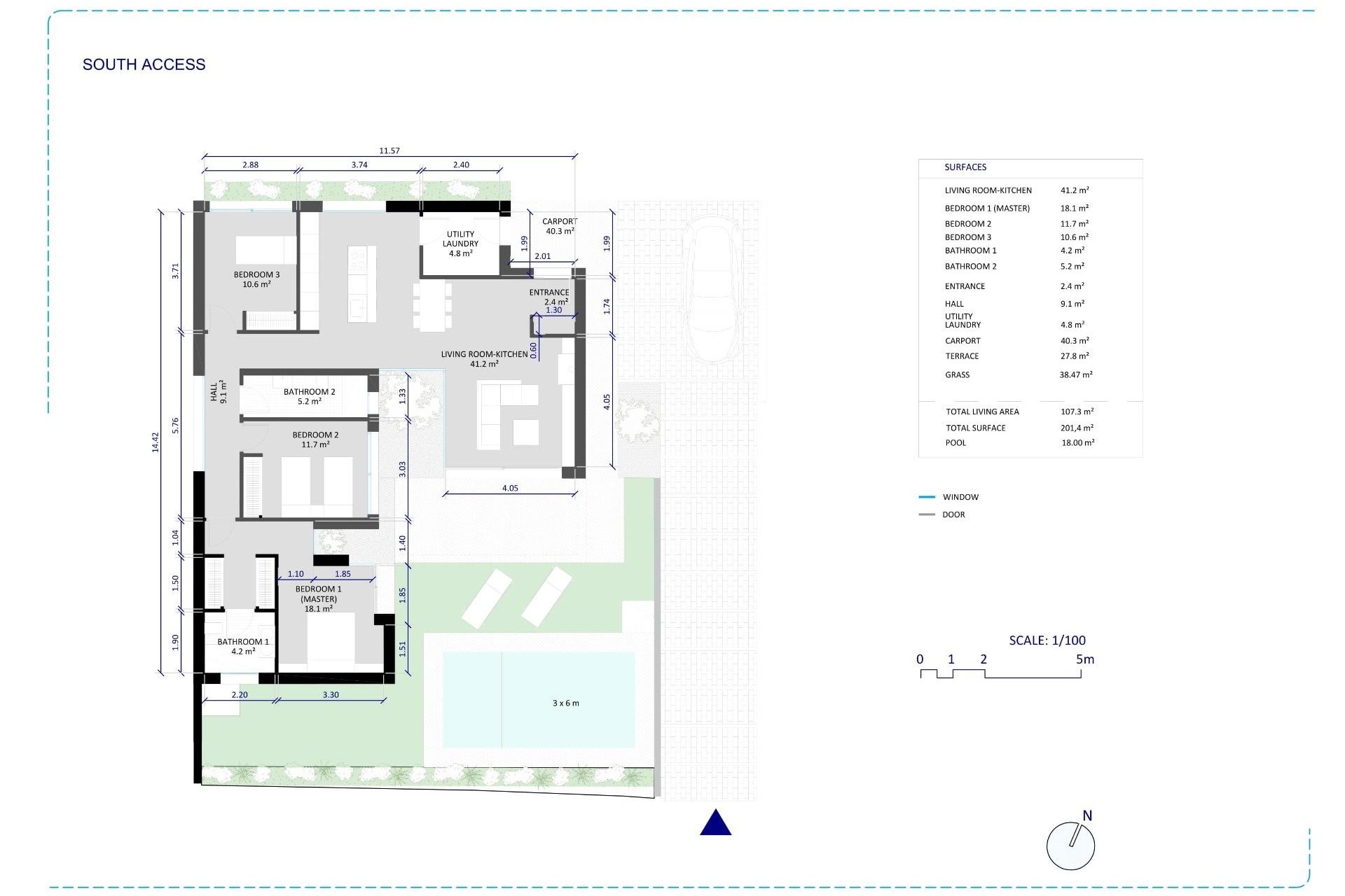 New build villas in Altaona Golf Resort, Murcia