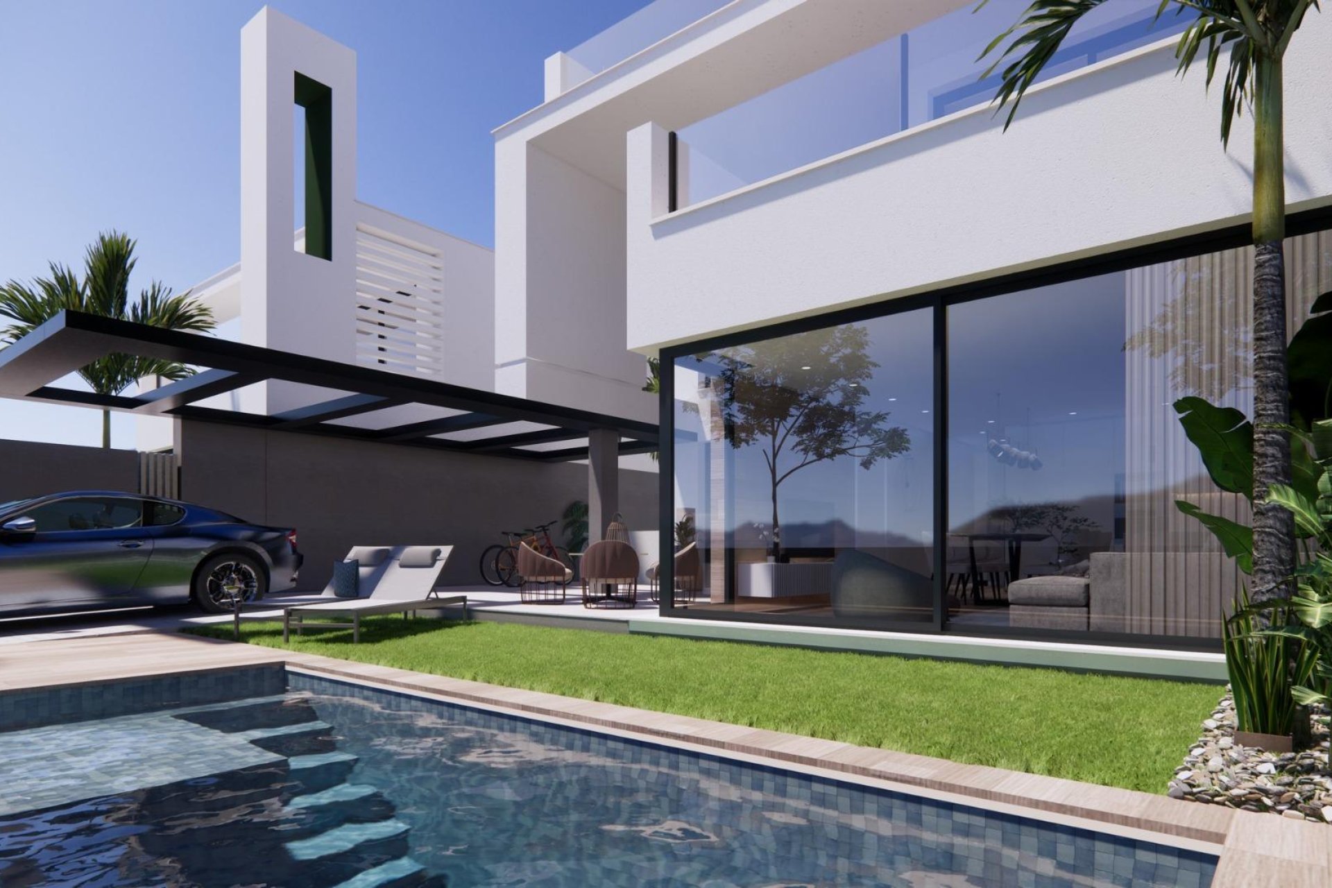 New build villas in private resort, Murcia