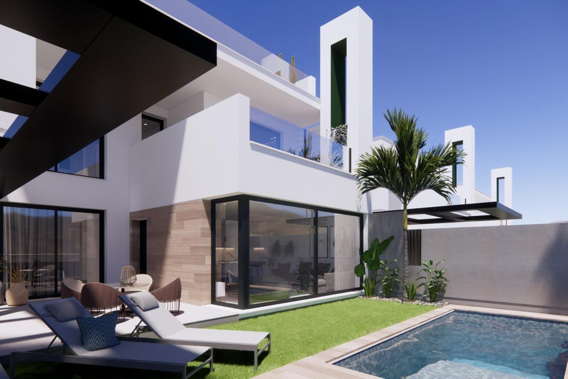 New build villas in private resort, Murcia