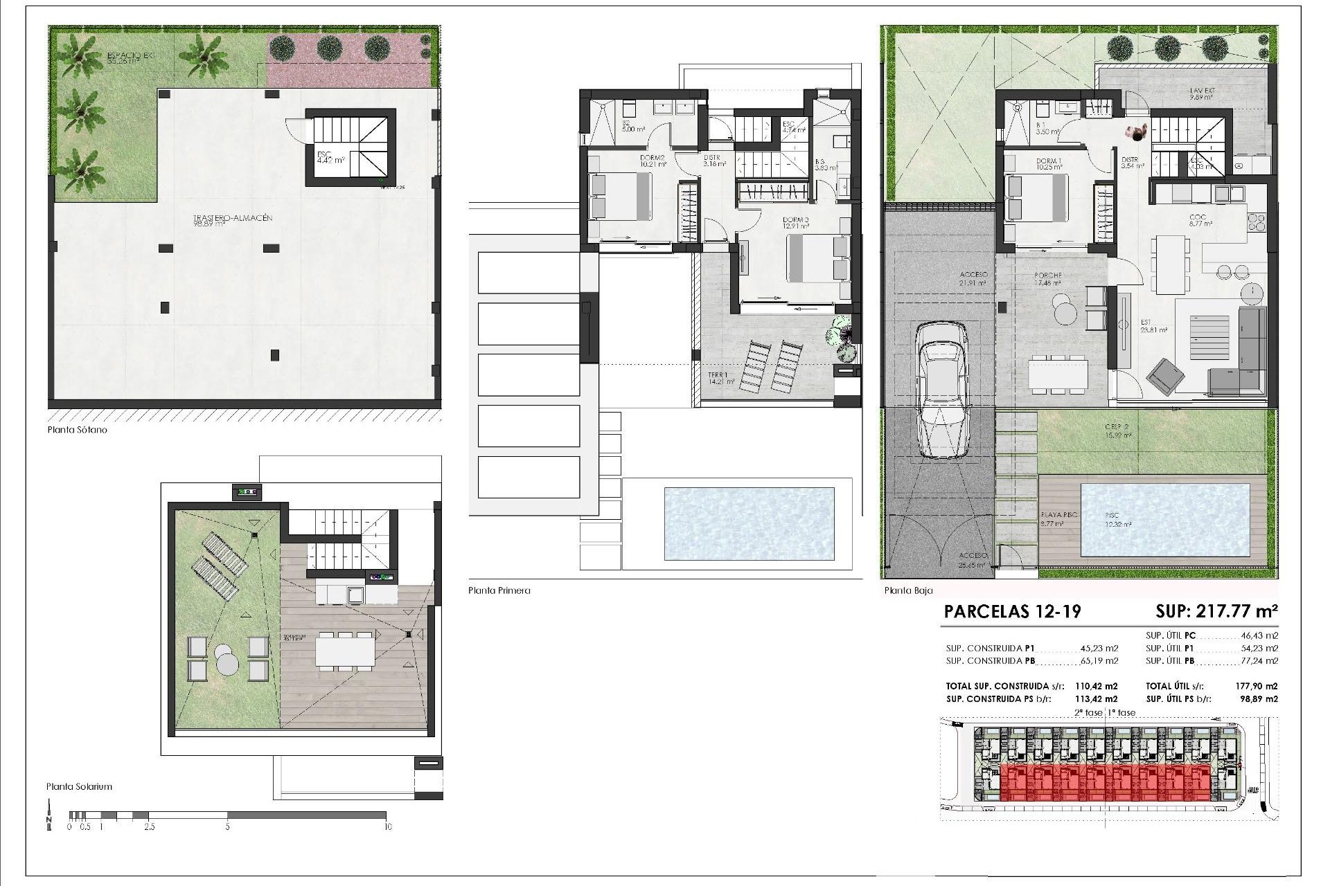 New build villas in private resort, Murcia